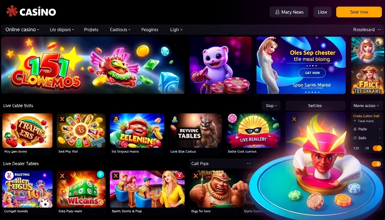 Engaging visual of ck4444 net casino platform showcasing slots, live games, and sports betting for immersive gaming experience.